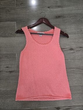 Tommy Bahama Coral Textured Sleeveless Knit Tank